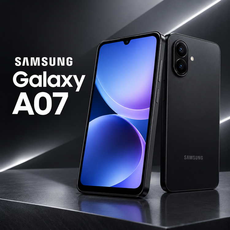 گوشى موبايل سامسونگ مدل A07 Galaxy دو سيم كارت ظرفيت ۶۴گيگابايت و رم ۴ گيگابايت رنگ مشکی