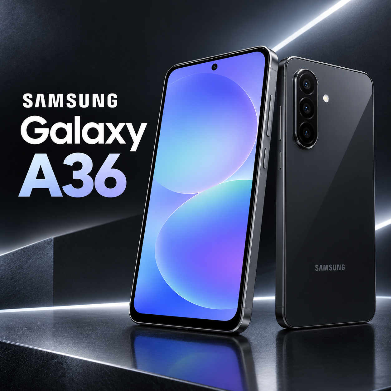 موبايل سامسونگ مدل A36 Galaxy دو سيم كارت ظرفيت 256 گيگابايت و رم 8 گيگابايت - ويتنام رنگ مشکی