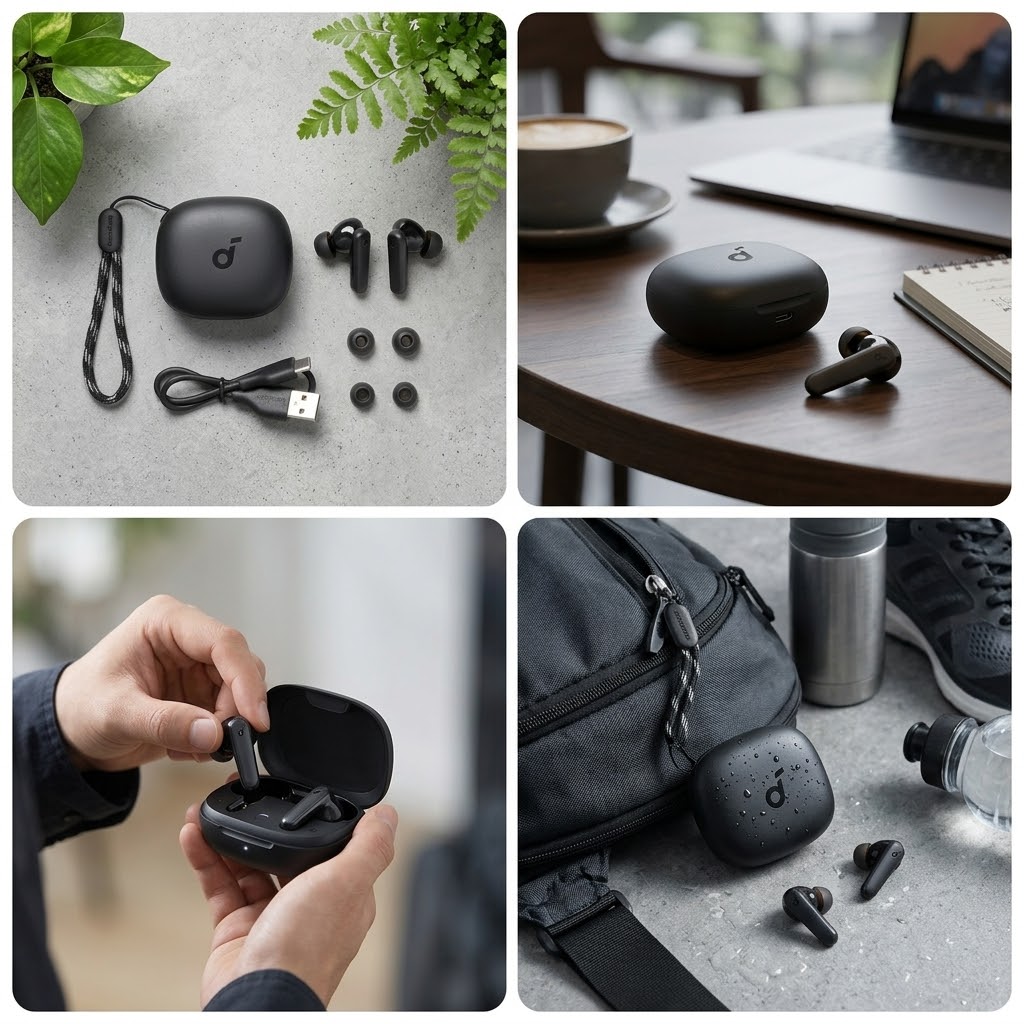 هدفون بلوتوثی انکر Soundcore R50i مدل A3949 اورجینال